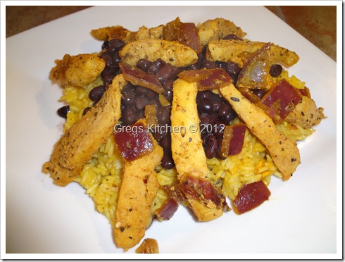 Cuban Style Black Beans and Rice