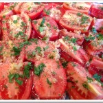 Oven Roasted Tomatoes.
