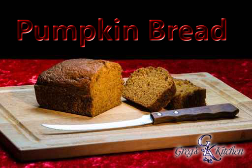 Pumpkin Bread and Knife