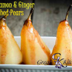 Cinnamon Ginger Sauced Poached Pears