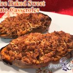 Twice Baked Sweet Potato Casseroles