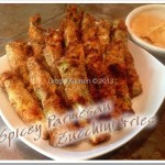 Baked Spicy Parmesan Zucchini Fries