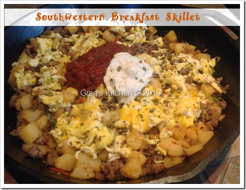 Cast Iron Southwest Breakfast Skillet - Vibrantly G-free