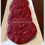 Red Velvet White Chocolate Chip Cake Mix Cookies