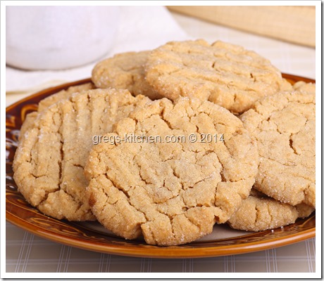 Plate of Peanut Butter Cookies