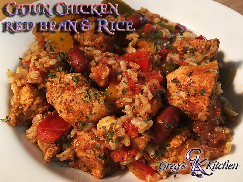 cajunchickenredbeanrice