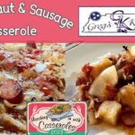 Sauerkraut & Sausage Casserole