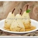 Cinnamon Ginger Sauced Poached Pears