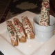 Christmas White Chocolate Chip Biscotti