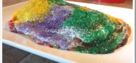 Strawberry Cream Cheese Kings Cake Pastry