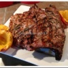 Grilled Peach White Balsamic Pork Chops