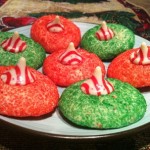 Peppermint Kiss Christmas Cookies