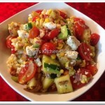 Summer Grilled Corn and Zucchini Salad