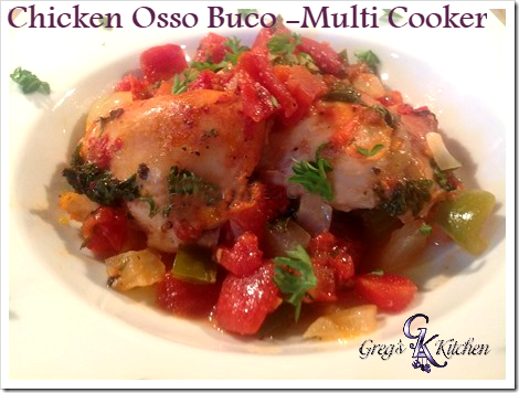 Chicken Osso Buco – Multi Cooker Version