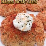 Oven Fried Mashed Potato Cakes
