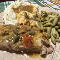 Creamy Ranch Pork Steak in Slow Cooker